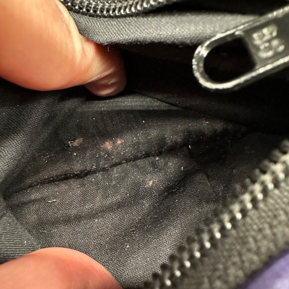 Vintage Leather Patchwork Fanny Pack Waist Bag Adjustable Strap Multi Color 90s - Picture 7 of 9